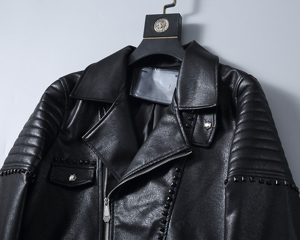 NEW-PP Leather Jacket