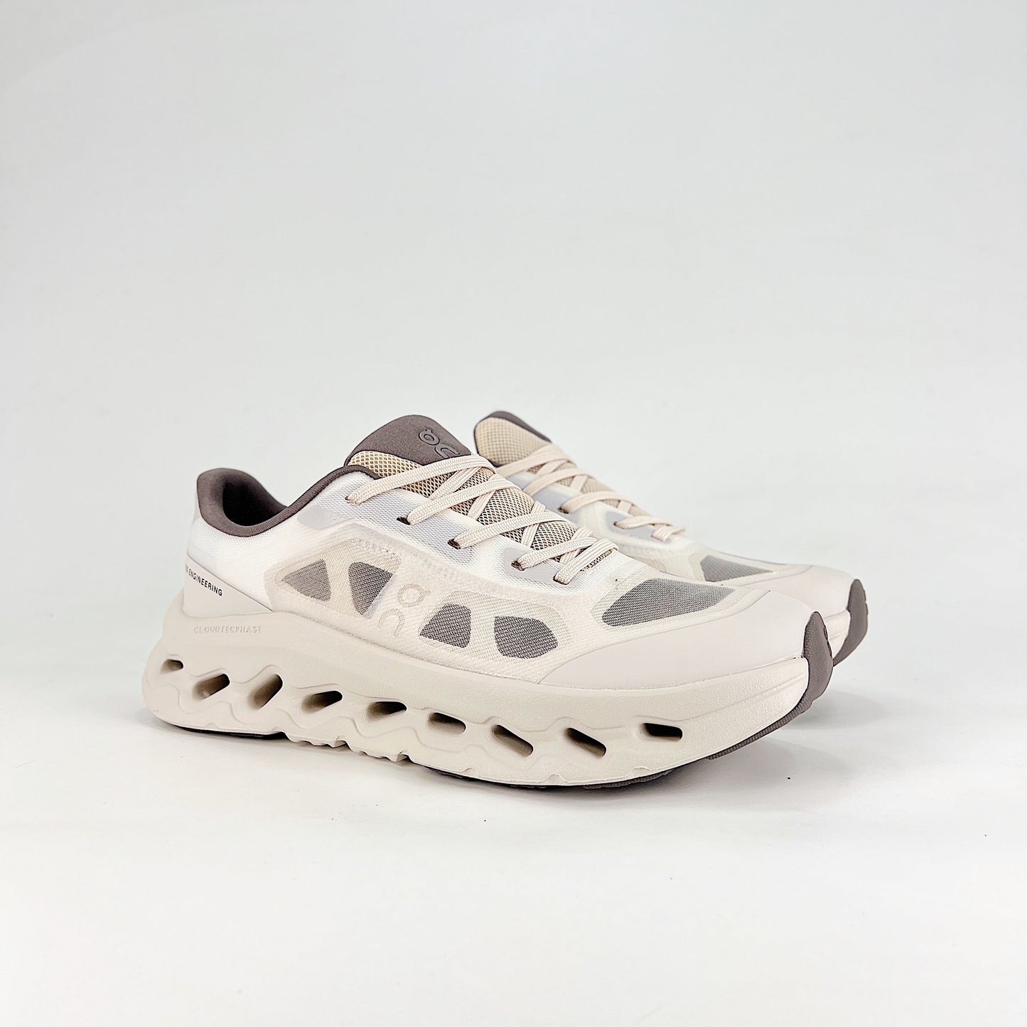 On Cloudtilt Remix – Pearl White & Mocha Grey Unisex Comfortable Soft Running & Lifestyle Shoes