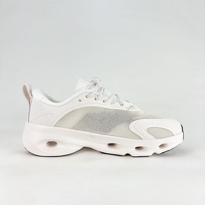 Loewe × On Cloudsolo – Unisex Lightweight Breathable Luxury Collaborative Running Shoes | White & Pearl Silver