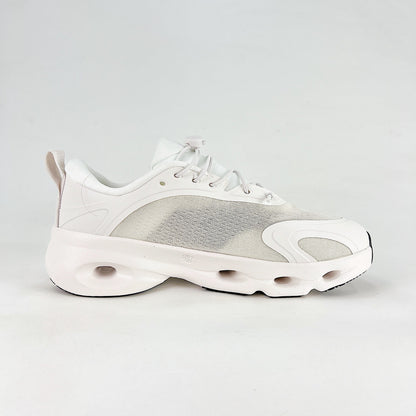 Loewe × On Cloudsolo – Unisex Lightweight Breathable Luxury Collaborative Running Shoes | White & Pearl Gray