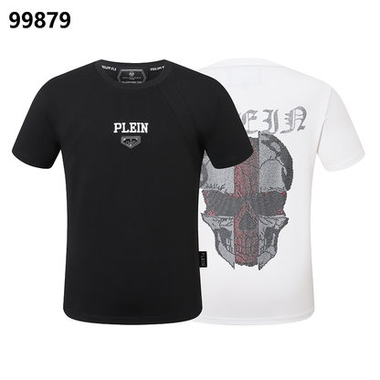 P**P Men's Art Collector Logo Emblem T-Shirt | Black White