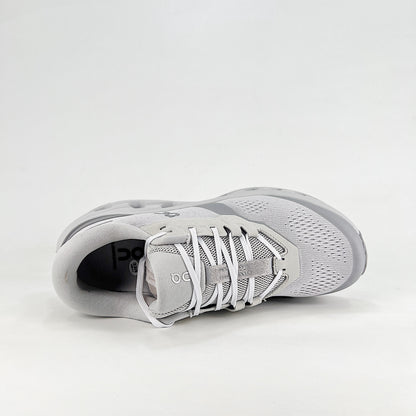 On Cloudrunner 3 – White & Glacier Grey Unisex Lightweight Breathable Running & Lifestyle Shoes
