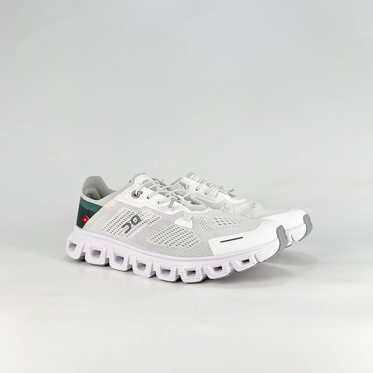 On Cloud 6 Coast – White & Sage Green Unisex Lightweight Breathable Running & Lifestyle Shoes