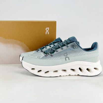 On Running Cloudeclipse – Slate Blue & White Unisex High-Performance Road Running Shoes