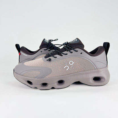 On x Loewe Cloudaway – Warm Grey & Taupe Unisex Premium Collaboration Lifestyle Sneakers