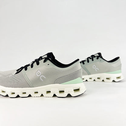 On Running Cloud X 4 – Silver & Mint Women's Training & Lifestyle Running Shoes