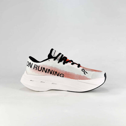 On Running Cloudboom Echo – White & Flame Men's Lightweight Racing Shoes