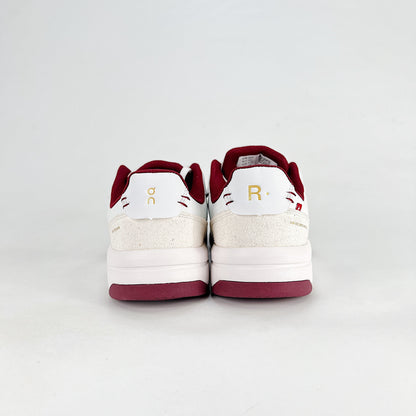 On The Roger Advantage – Triple White Unisex Premium Leather Retro Tennis Lifestyle Sneakers