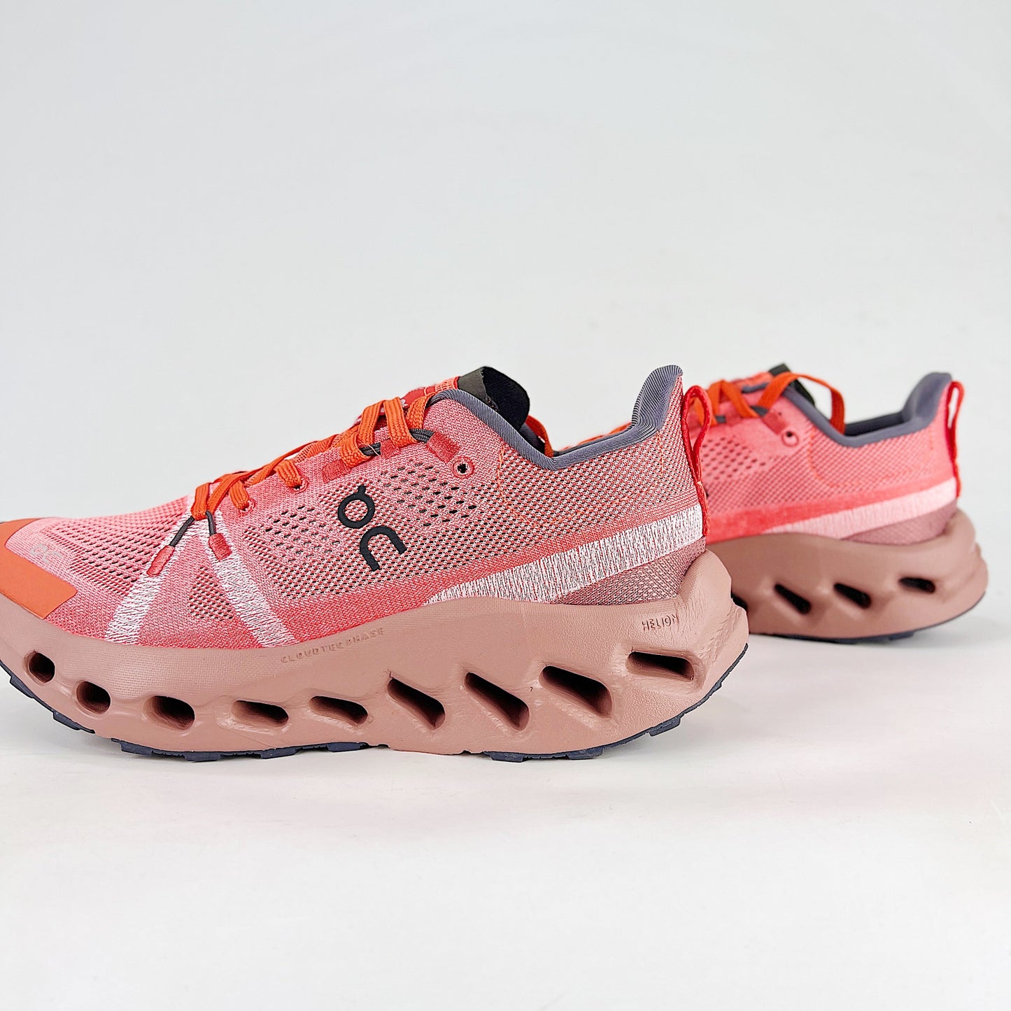 On Cloudsurfer Trail – Rose Terracotta & Burnt Orange Unisex Lightweight Breathable Trail Running Shoes