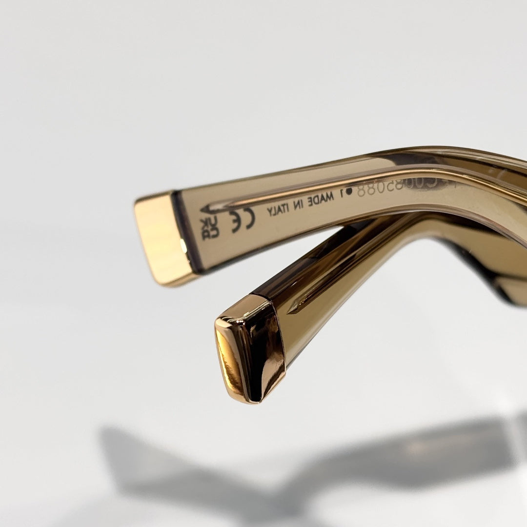 D**R Oversized Square Acetate Sunglasses | Gradient Grey-Brown, Dior Oblique Blue-Grey & Near-Clear Lenses, CD Rivet Temple | 6 Colors