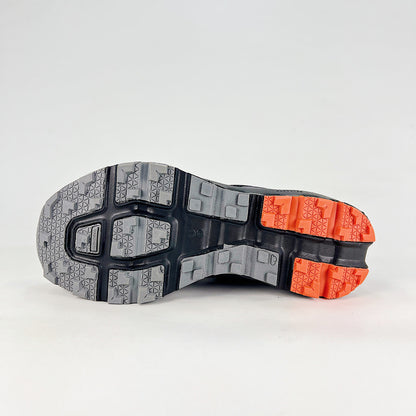 On Running Cloudvista – Black & Grey & Coral Orange Unisex High-Performance Trail Running Shoes