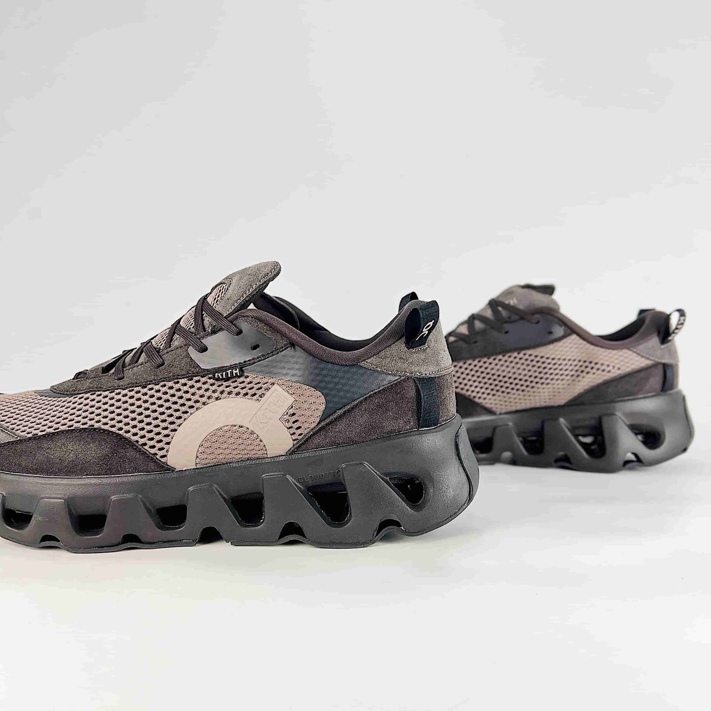 On Running x KITH Cloudrift – Dark Chocolate Brown & Taupe Unisex Limited Edition Lifestyle Shoes