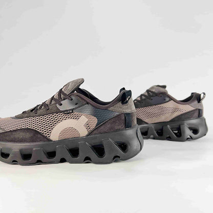 On Running x KITH Cloudrift – Dark Chocolate Brown & Taupe Unisex Limited Edition Lifestyle Shoes