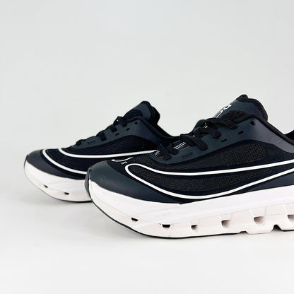 On Cloudflow 5 AD – Black & White Unisex Lightweight Breathable Comfortable Running Shoes