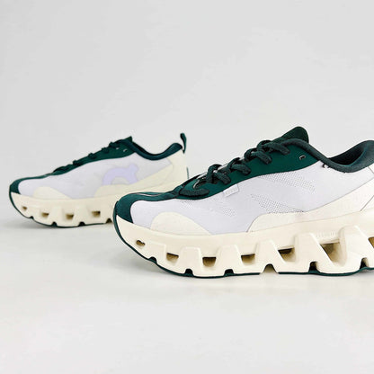 On Cloudswift K-Tech – White & Forest Green Unisex Lightweight Comfortable Durable Lifestyle Sneakers