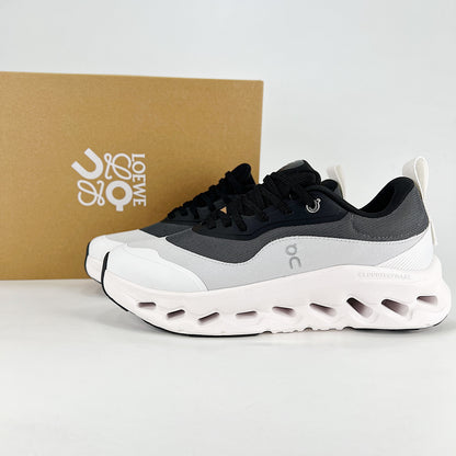 On x Loewe Cloudsurfer – Black & Charcoal Grey Unisex Premium Collaboration Lightweight Lifestyle Sneakers