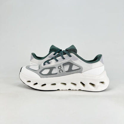 On Cloudtilt Remix – Glacier White & Forest Green Unisex Comfortable Supportive Running & Lifestyle Shoes