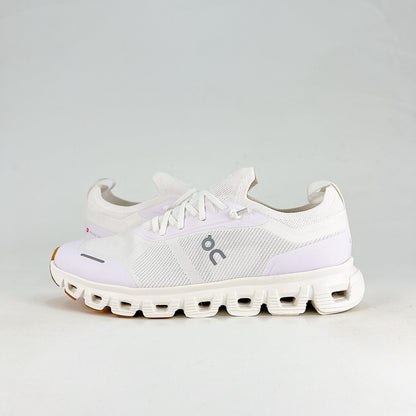 On Running Cloud 6 Versa – All White & Gum Unisex Lifestyle Running Shoes