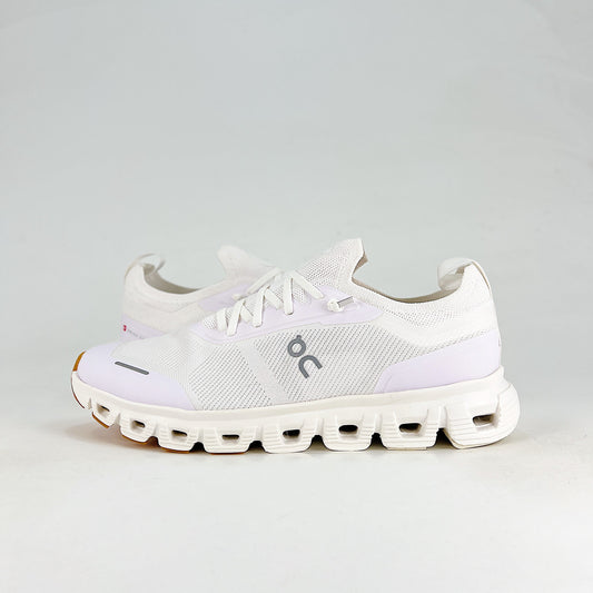 On Running Cloud 6 Versa – All White & Gum Unisex Lifestyle Running Shoes