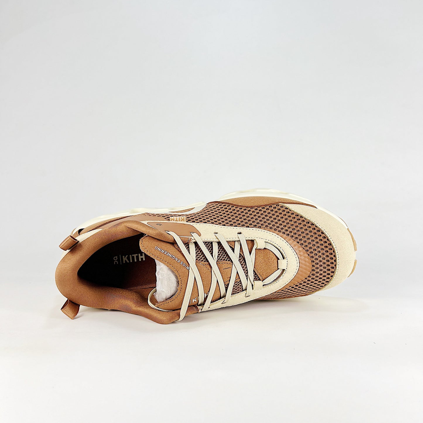 On Running x KITH Cloudrift – Dark Chocolate Brown & Taupe Unisex Limited Edition Lifestyle Shoes
