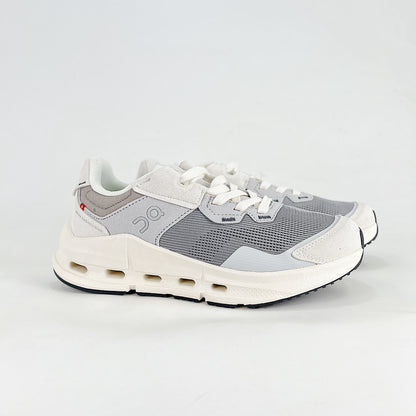 On Cloudnova Form – Steel Grey & Ice Grey Unisex Retro-Inspired Lightweight Comfortable Durable Lifestyle Sneakers