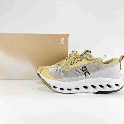 On Cloudmonster – Olive Yellow & Sand Unisex Lightweight Breathable Comfortable Running Shoes