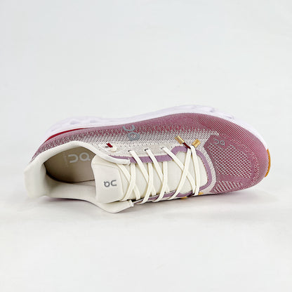 On Running Cloudeclipse – Rose & White Unisex High-Performance Road Running Shoes