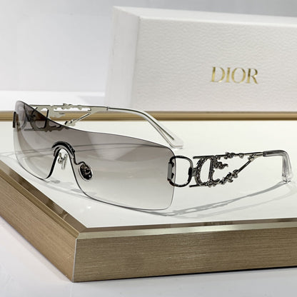 D**R DiorDiamond R1I Round Sunglasses | Black Acetate Frame, Yellow Lenses, Diamond Rivet Detail | Multiple Colors（副本）
