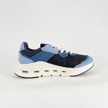 On Cloudnova Form – Navy Blue & Steel Blue Unisex Retro-Inspired Lightweight Lifestyle Sneakers