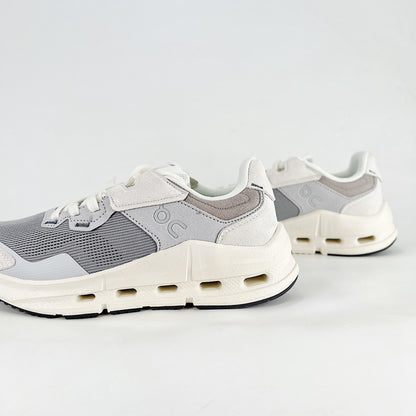 On Cloudnova Form – Steel Grey & Ice Grey Unisex Retro-Inspired Lightweight Comfortable Durable Lifestyle Sneakers