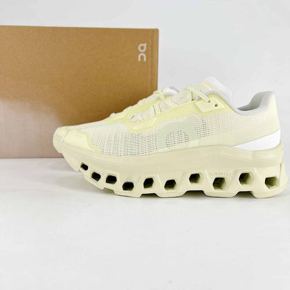 On Cloudmonster Void – Lemon Cream Unisex Lightweight Running & Street Shoes