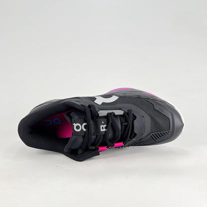 On The Roger Slam – Black & Violet Purple Unisex Breathable Anti-Slip Tennis Shoes
