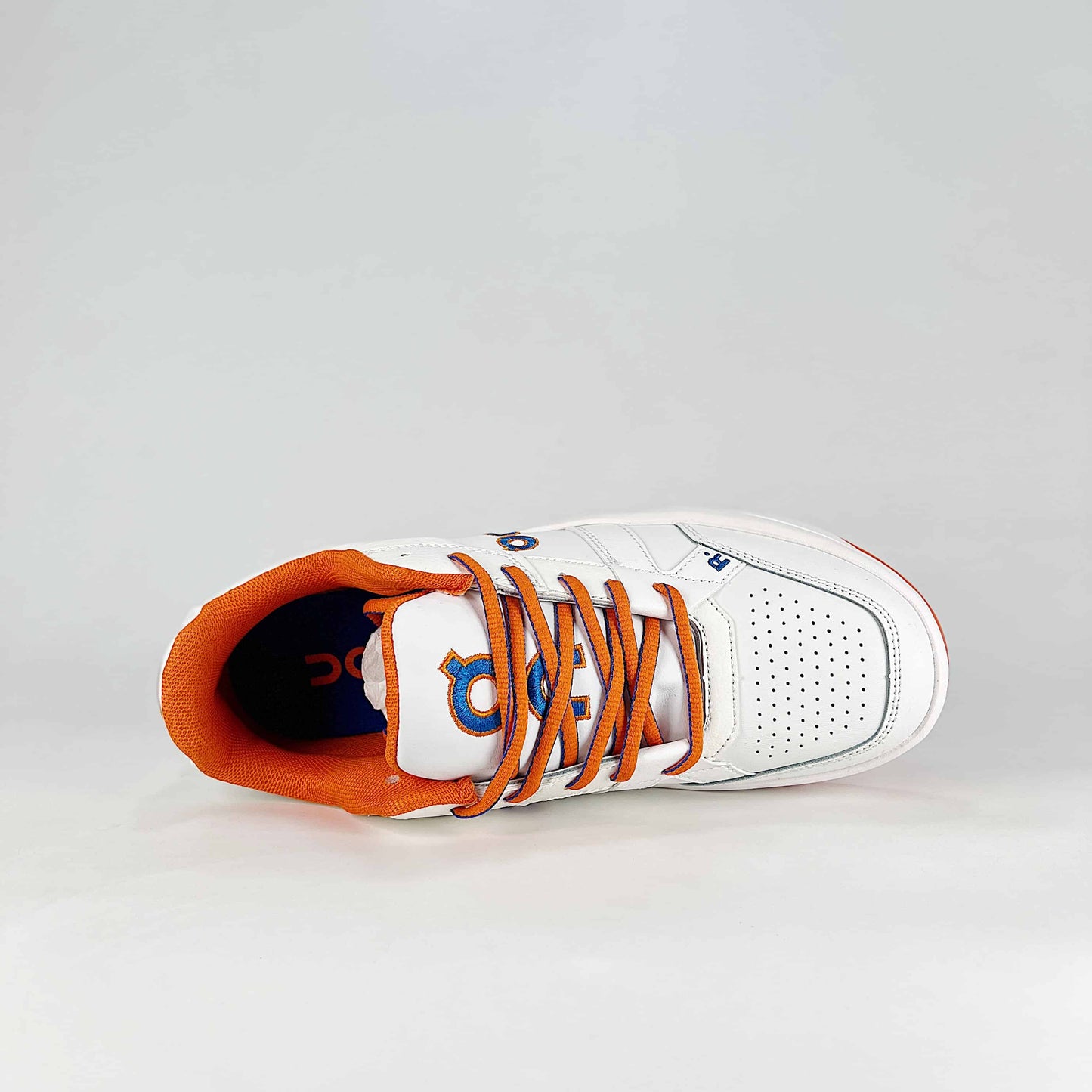 On THE ROGER CH Varsity – White & Flame Orange Unisex Premium Tennis-Inspired Lifestyle Sneakers