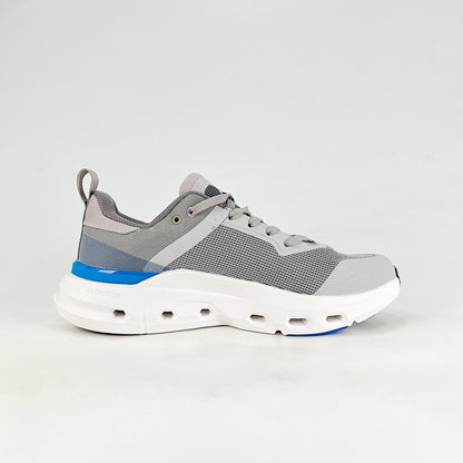 On Running Cloudmonster – Grey & Cobalt Blue Unisex Maximum Cushion Road Running Shoes