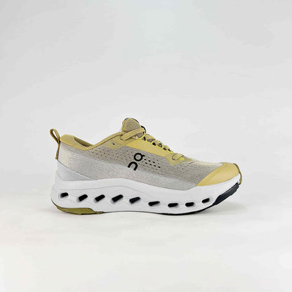 On Cloudmonster – Olive Yellow & Sand Unisex Lightweight Breathable Comfortable Running Shoes