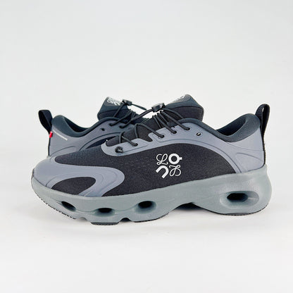 On x Loewe Cloudaway – Black & Steel Grey Unisex Premium Collaboration Lifestyle Sneakers
