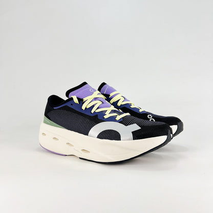 On Running Cloudeclipse – Black, Indigo & Neon Women's High-Performance Running Shoes
