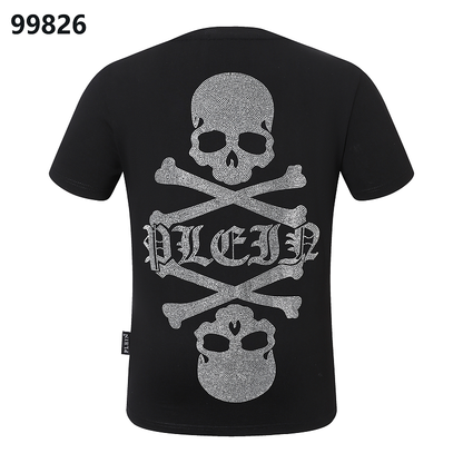 P**P Men's Power Dressing Logo Emblem T-Shirt | Black White