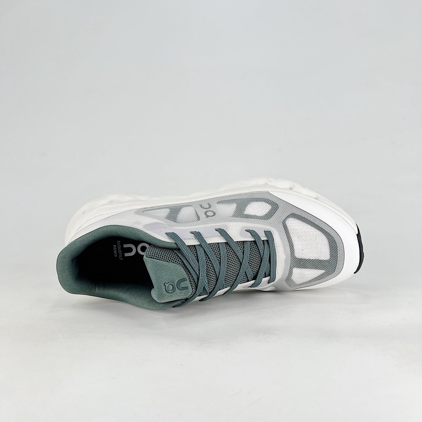 On Cloudtilt Remix – Glacier White & Forest Green Unisex Comfortable Supportive Running & Lifestyle Shoes
