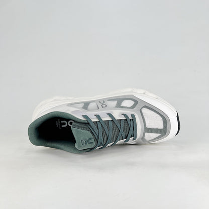 On Cloudtilt Remix – Glacier White & Forest Green Unisex Comfortable Supportive Running & Lifestyle Shoes