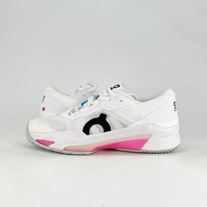 On The Roger Pro Fire – White & Hot Pink Unisex Breathable Anti-Slip Tennis Shoes