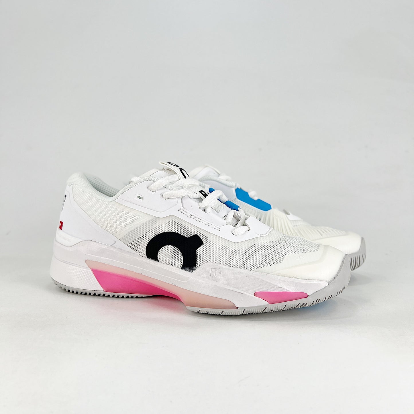 On The Roger Pro Fire – White & Hot Pink Unisex Breathable Anti-Slip Tennis Shoes
