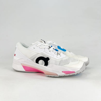 On The Roger Pro Fire – White & Hot Pink Unisex Breathable Anti-Slip Tennis Shoes
