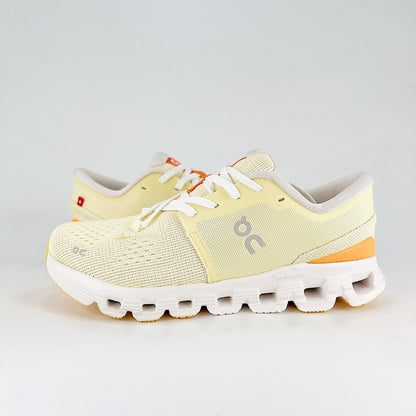 On Running Cloud X – Hay & Peach Women's Lightweight Running Shoes