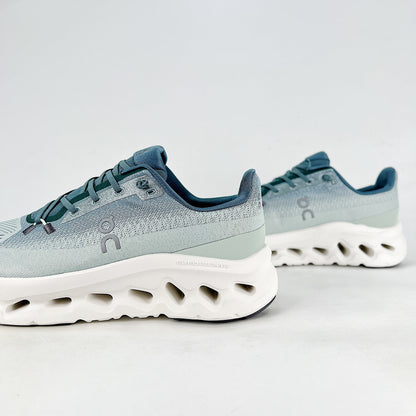 On Running Cloudeclipse – Slate Blue & White Unisex High-Performance Road Running Shoes