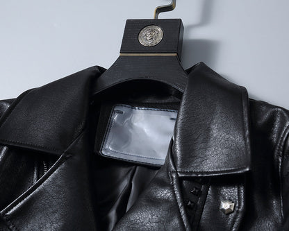 NEW-PP Leather Jacket