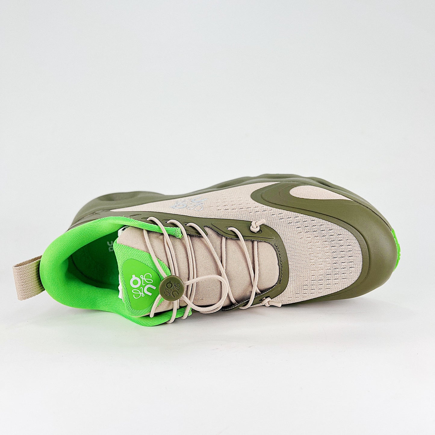 On x Loewe Cloudaway – Sand & Olive Green Unisex Premium Collaboration Lifestyle Sneakers