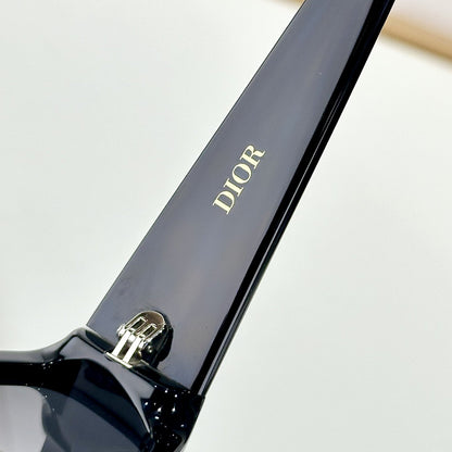 D**R Narrow Rectangular Sunglasses | White Acetate Frame, Dark Lenses & Metal Stripe Logo Badge | 4 Colorways