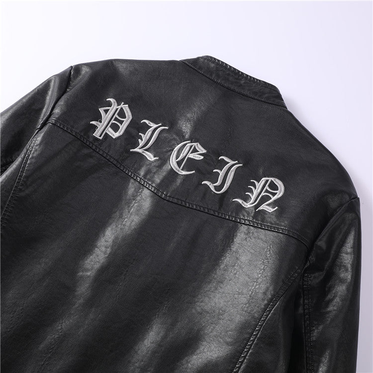 NEW-PP Leather Jacket