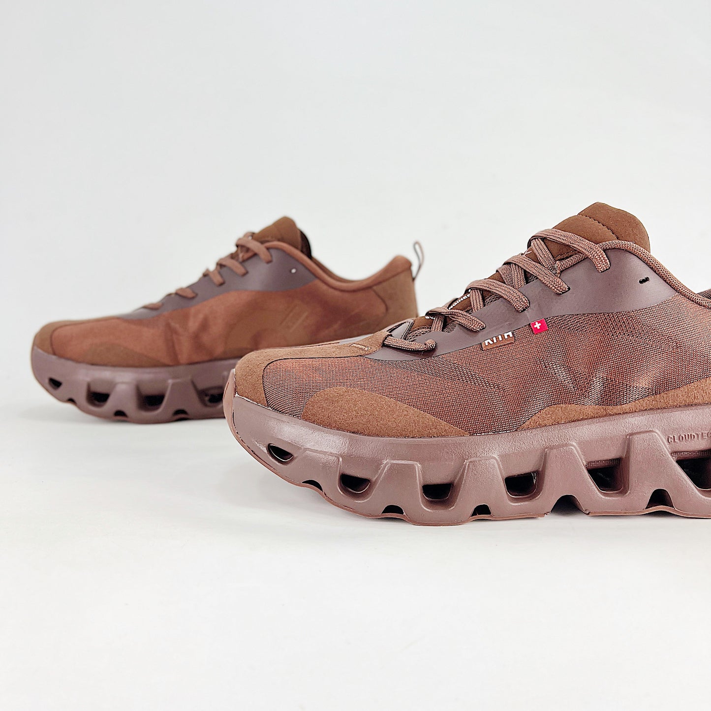 On x Kith Cloudswift – All Mocha Brown Unisex Premium Collaboration Lifestyle Sneakers
